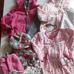 Baby Girl 6-12 Month Winter Clothes Lot